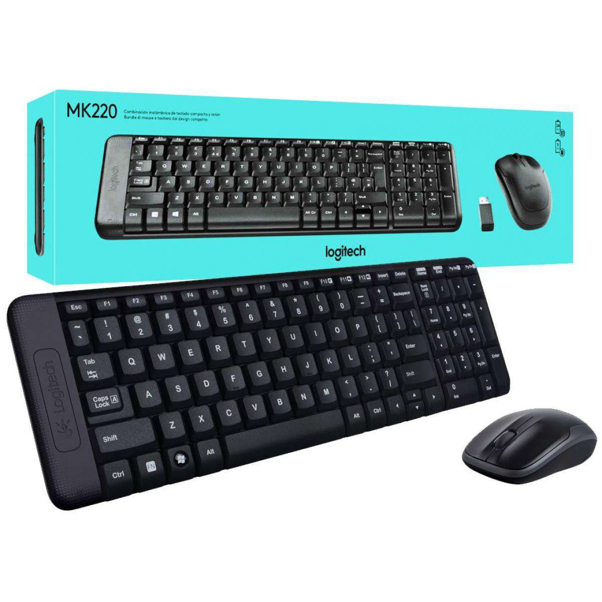 Logitech MK220 Combo Wireless Keyboard and Mouse