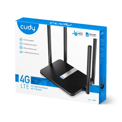 Cudy LT500 4G LTE Dual Band Wifi5 Router 1 Pack