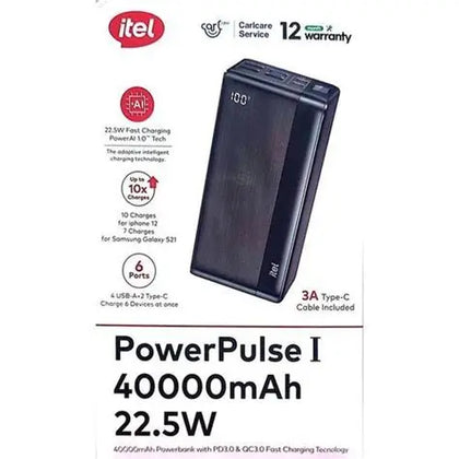 Itel 40000mAh Power Bank