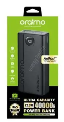 Oraimo 40000mAh Power Bank