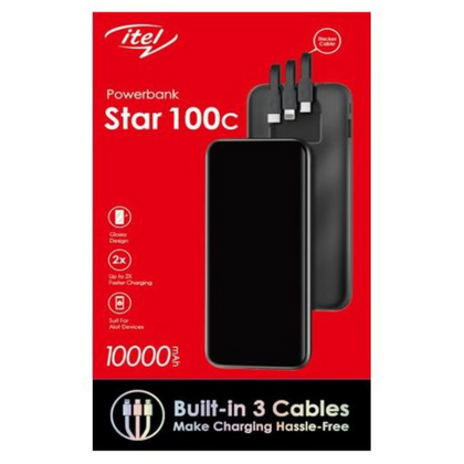 Itel 10000mAh Star Power Bank