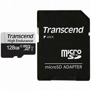 Transcend 128GB Micro SD Card + Adaptor (Class 10)