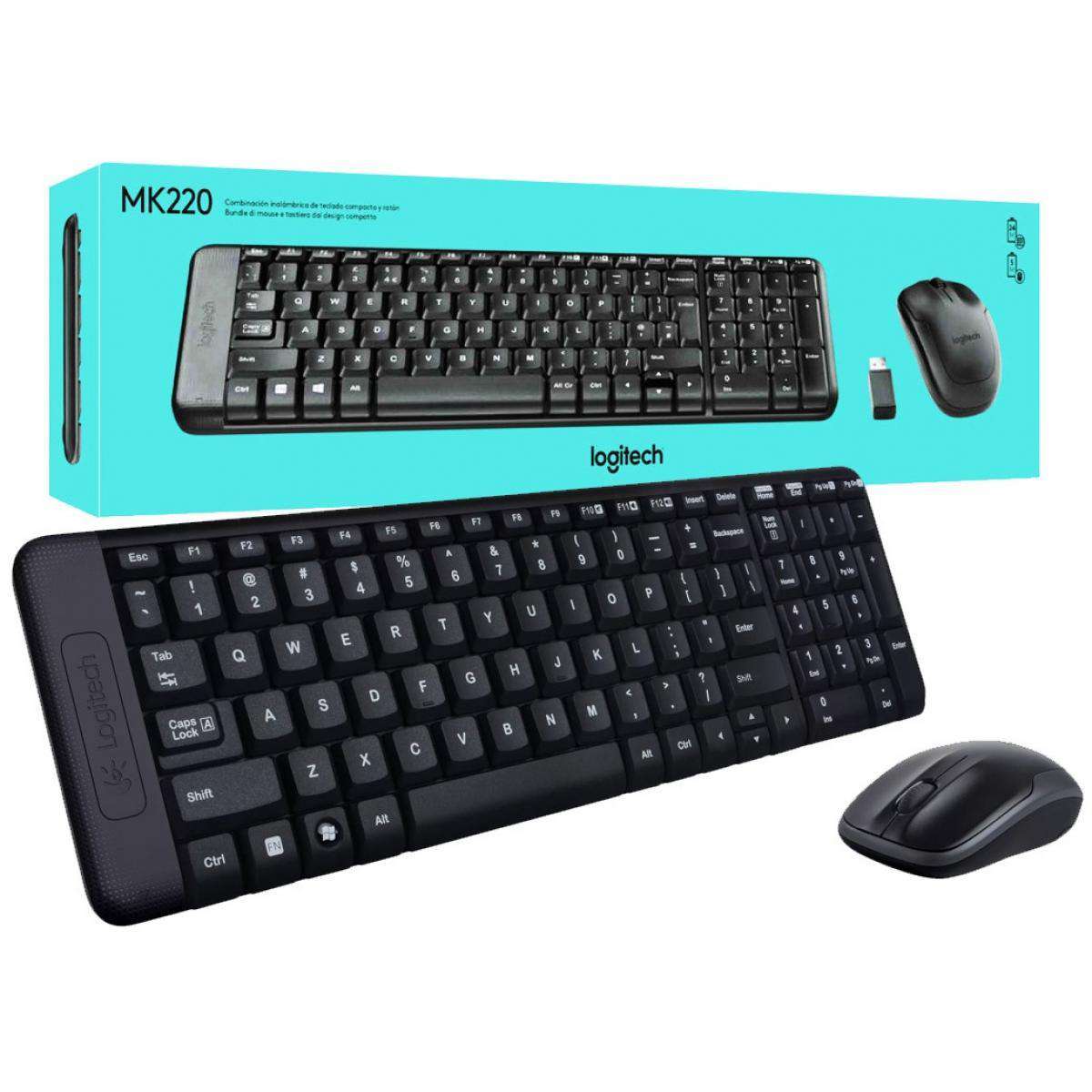 Logitech MK220 combo wireless keyboard and mouse